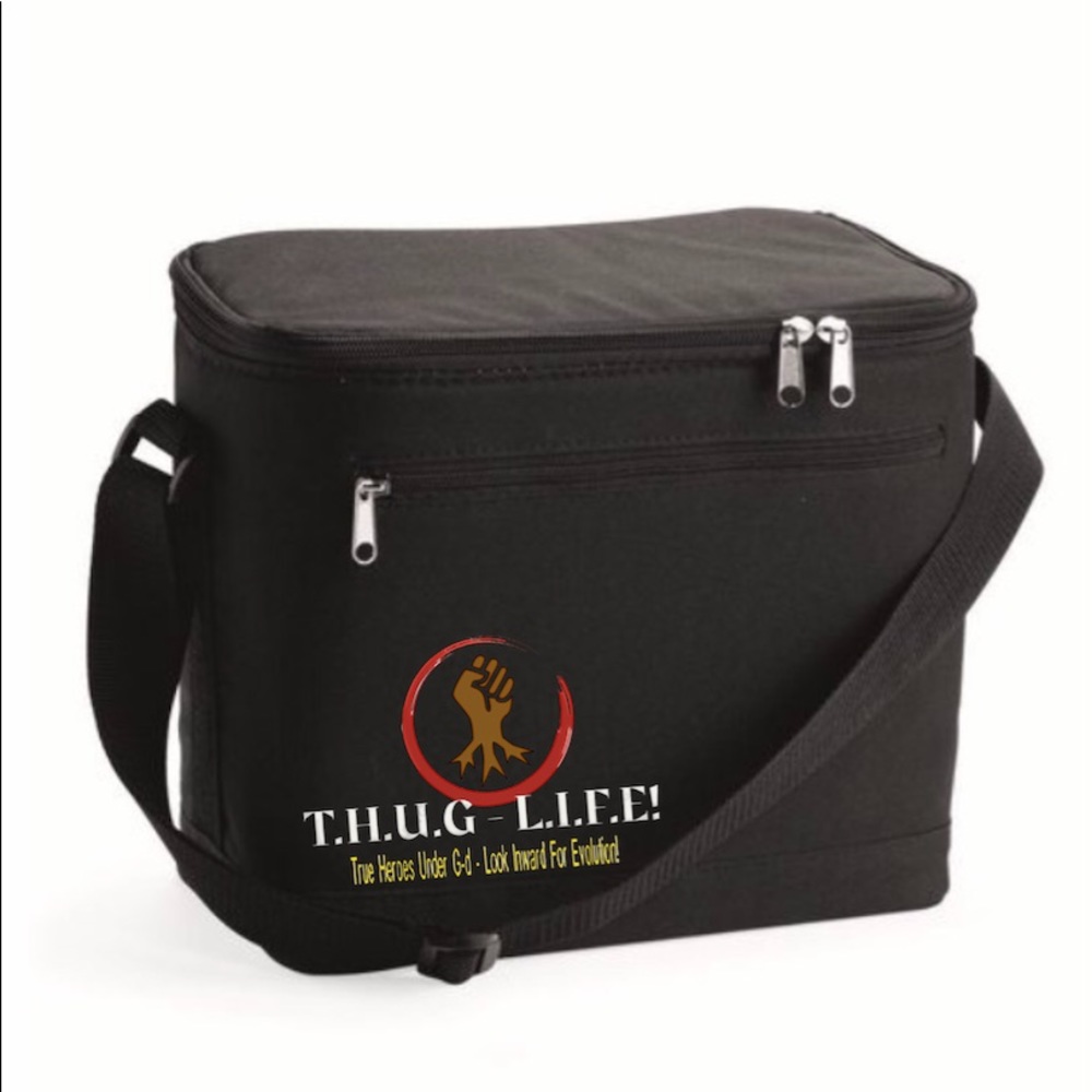Twelve-Pack Cooler (T.H.U.G-L.I.F.E! Logo)